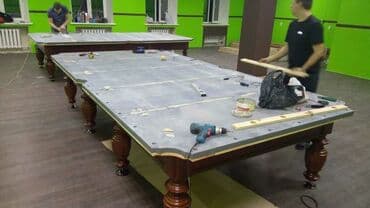 стол бильярдный: - Bilyard masalarının təmiri, parçaların, rezinlərin, luzaların — 3