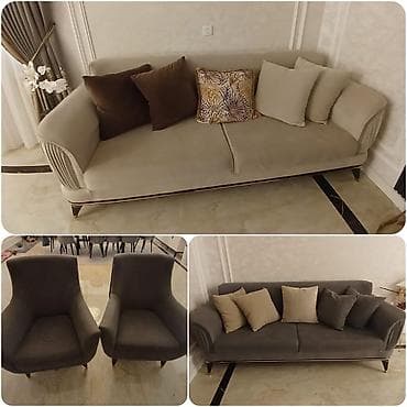 Divan, 2 kreslo, Açılan — 1