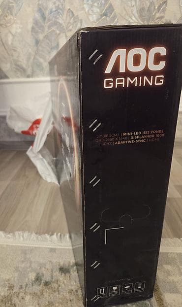 yeni noutbuklar: AOC Gaming Q27G40XMN – 27" 🖥️ Yeni Mini-LED 2K 180Hz monitor satılır! — 2