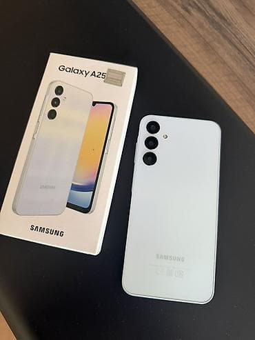 samsunq a 3: Samsung Galaxy A25, rəng - Ağ — 1