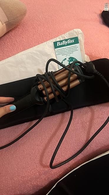 BaByliss saç dalğalandırıcı (3 barelli) - Marka: BaByliss - Növ: Üçlü