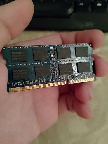 ТВ и видео: Оперативная память (RAM) Kingston, 4 ГБ, 1600 МГц, DDR3, Для ноутбука, Б/у — 2