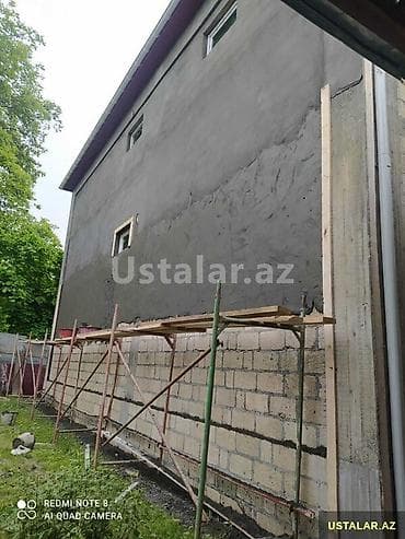 plastik pencere tap az: Fasad suvağı və xarici divarların aqlı-şpaklyovka xidməti - Kərpic və — 2