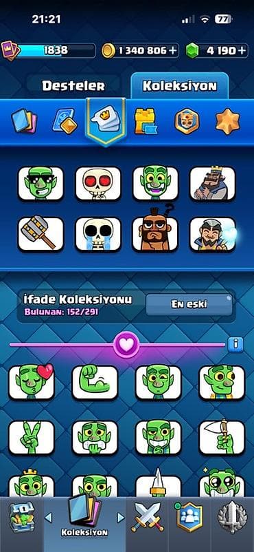 Clash Royale hesabı – “Mirvalex” - Kupa Yolu: 12 772, 30-cu Arena - — 2