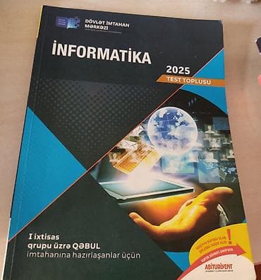 Məhsul: “İnformatika 2025 – Test Toplusu” - Nəşriyyat/seriya: Dövlət — 1