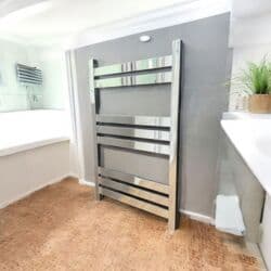 Kafel və bitirmə daşları: ▪️Paslanmaz materialdan dəsmalqurudanlar (Nerj 304) — 2