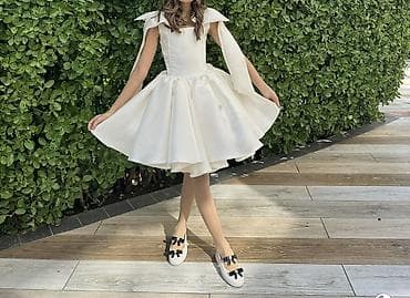 Ağ rəngli qız uşağı üçün ziyafət/gecəlibası paltarı. - Model: qısa lalafo.az -da Ağ rəngli qız uşağı üçün ziyafət/gecəlibası paltarı. - Model: qısa