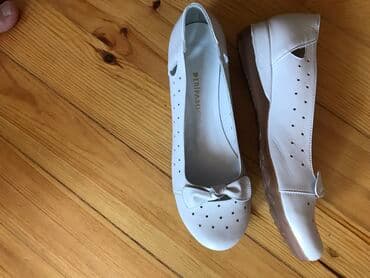 домашние женские тапочки балетки: Балетки, Размер: 37, цвет - Белый, Новый — 3