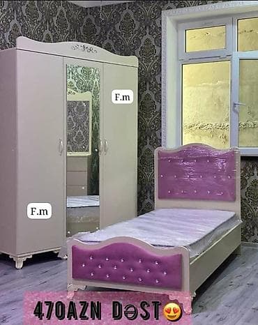 3 gün erzinde endirimdedir😍 Dolab +carpayi 470 Azn matras hediyye