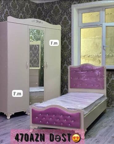 oglan ucun hediyeler: 3 gün erzinde endirimdedir😍 Dolab +carpayi 470 Azn matras hediyye — 1