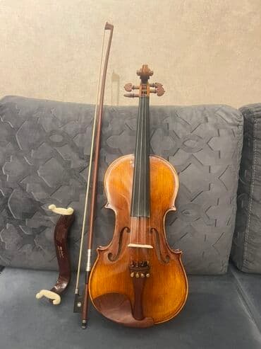 skripka 4 4: Skripka dəsti - 4/4 ölçülü skripka (tam ölçü). Qızılı-qəhvəyi lütye — 2