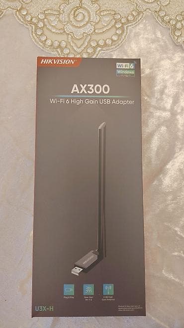 modem xiaomi: Hikvision AX300 U3X-H Wi‑Fi 6 USB Adapter satılır qiyməti -25 Azn — 2