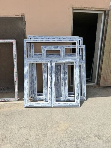 pencere ucun reshotka: Ağ rəngli plastik pəncərəler 1kv 55 manat
qapılar 90 manat — 23