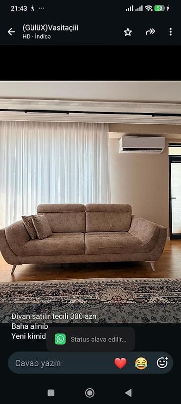 Divan satilir tecili 300 azn Baha alinib Yeni kimidir Acilir Unvan lalafo.az -da Divan satilir tecili 300 azn Baha alinib Yeni kimidir Acilir Unvan