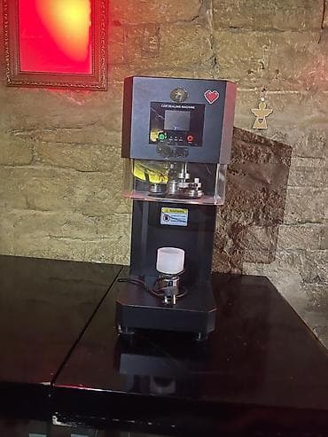 Paketləmə aparatları: Qapaqlama Aparatı – Can Sealing Machine - Masaüstü — 1