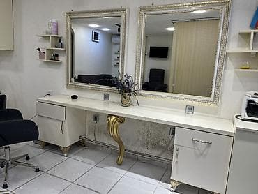 Gözəllik salonu mebel dəsti - Vizaj və saç stansiyası: 2 böyük