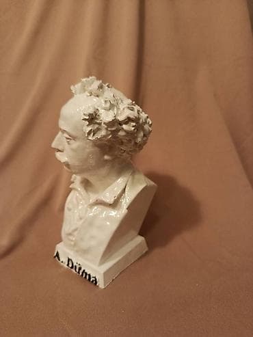 statuetka heykel: Fiqur, Gips, rəng - Ağ — 7