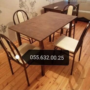 столы и стулья для бара: Stullar. Stollar. Masa və oturacaqlar dəstləri. Kafe üçün stol stul — 19