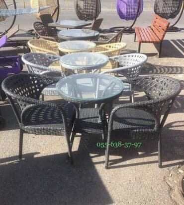 toxunma saplar satisi: Bağ evləri üçün keyfiyətli və rahat stol və stullar Buyurun arayin — 1