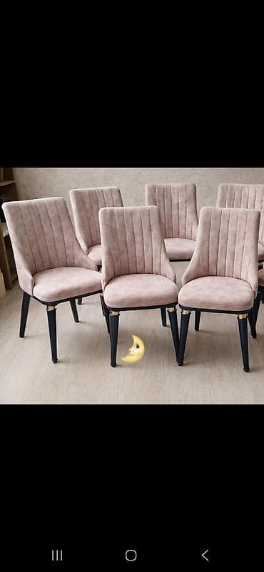 Qonaq otağı üçün, Qatlanmayan, rəng - Çəhrayı Stul