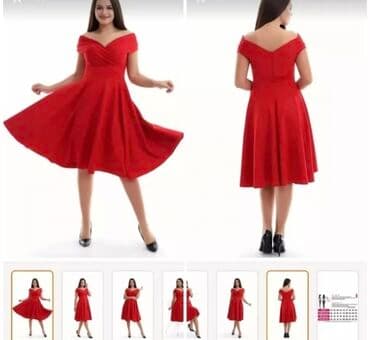 2021 papaq modelleri: Ziyafət donu, Midi, 2XL — 1