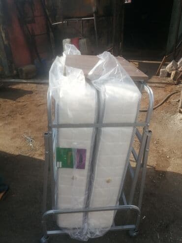 купить раскладушку в баку: Новый, Раскладушка с матрасом — 1