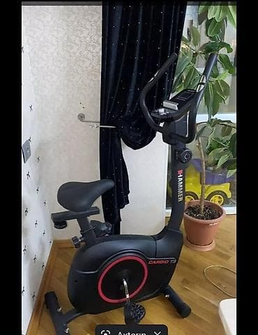 Bentley: Qara rəngdə, Hammer Cardio T3 markalı велотренаjor. Evdə idman etmək — 1