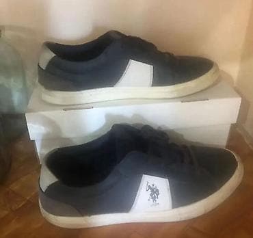 Kişi idman üslublu ayaqqabıları - Rəng: tünd göy/qaraya yaxın üst — 1