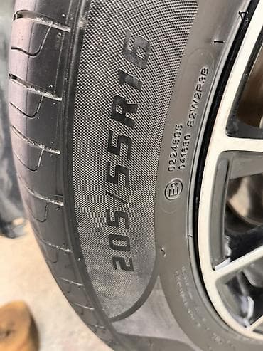 diagzone pro: 205/55 R16 ZYPHIRA yay təkərləri + çoxşüalı yüngül lehimli disk dəsti — 6