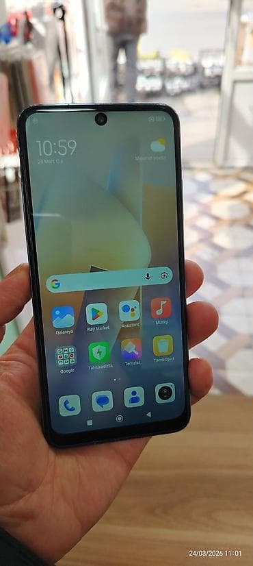 redmi 12 5g: Redmi A3x, 128 GB, rəng - Mavi, Sensor — 3