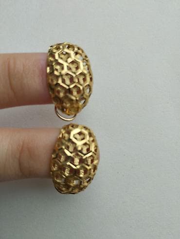 qizil satilir: Sırğa, Sarı qızıl, 750 Əyar, 12 g — 3