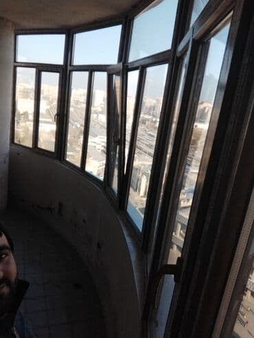 sebeke pencere: Plastik Şəbəkəli Pəncərə 60x100. 100 man — 9