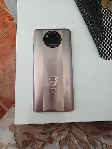 Бытовая техника: Poco X3 Pro, 128 ГБ, цвет - Золотой, Отпечаток пальца — 2