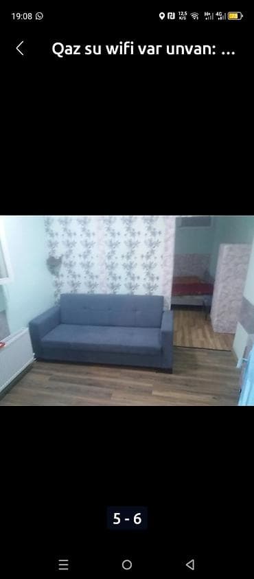 Torpaq: 2 otaqlı həyət evi kirayəlik - Plan: dəhliz, yataq otağı/zal, ayrı — 5