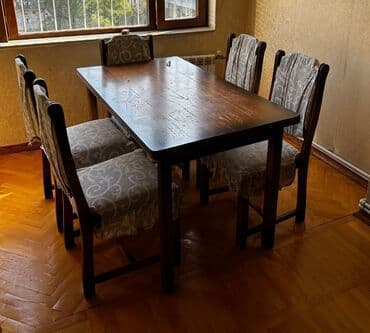 журнальный столик деревянный: Б/у, Журнальный стол, Сервант, Стол и стулья, Румыния — 2