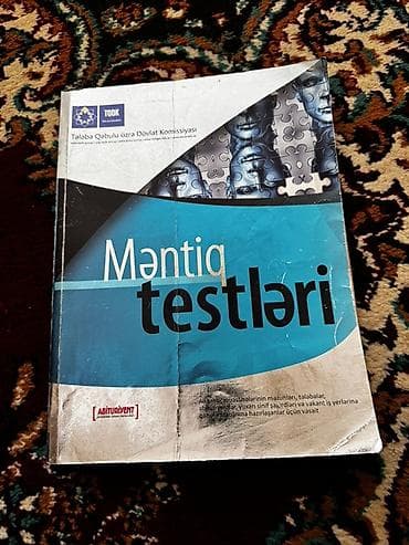 Məhsul: “Məntiq testləri” kitabı Təsvir: - Nəşr: TQDK (Tələbə Qəbulu — 1