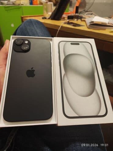 kamere: IPhone 15 Plus, 256 GB, Qara, Zəmanət — 2