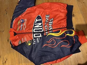 duti kurtka: DuPont Automotive Finishes NASCAR temalı ceket YENİDİR GEYİNİLMƏYİB! — 1