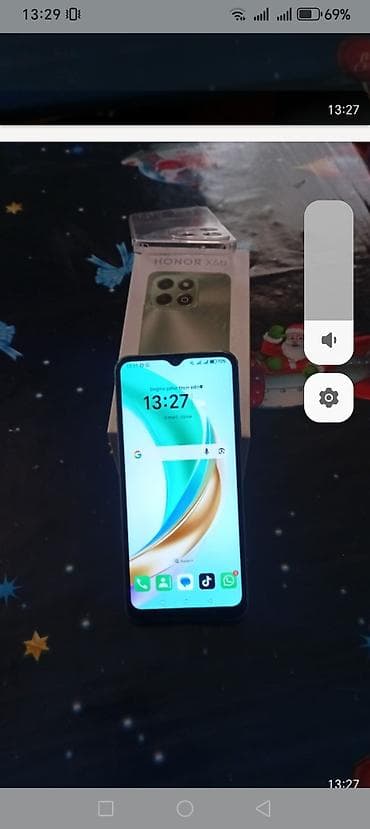 gence telfonlar: Honor X6b, 256 GB, rəng - Yaşıl, Barmaq izi — 2