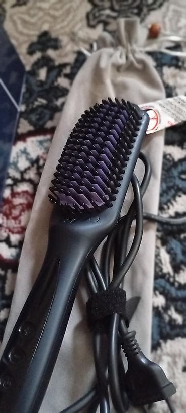 elektrikli sac qiymeti: Mila Hair Straightener Brush – elektrikli saç düzləşdirən daraq – — 4