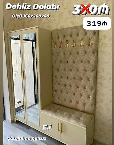Dəhliz dolabı 319Azn 💥 ✔️Rəng seçimi var Çatdırılma və quraşdırılma lalafo.az -da Dəhliz dolabı 319Azn 💥 ✔️Rəng seçimi var Çatdırılma və quraşdırılma
