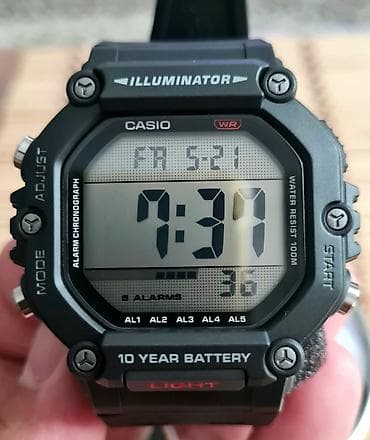 yeni smart saat: Yeni, Qol saatı, Casio, rəng - Qara — 5