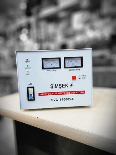 стабилизатор напряжения купить в баку: Yeni, Ev üçün, 1 faza, Gərginliy stabilizatoru, 220 V, Rayonlara çatdırılma, Kredit var — 5