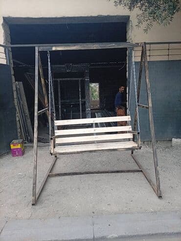 Sifarişlə bağ yelləncəkləri: Sexdə hazırlanır — 4