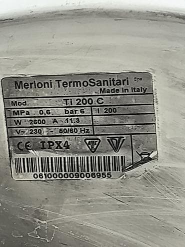 титан для воды: Merloni TermoSanitari Ti 200 C elektrik su qızdırıcısı (Made in Italy) — 2