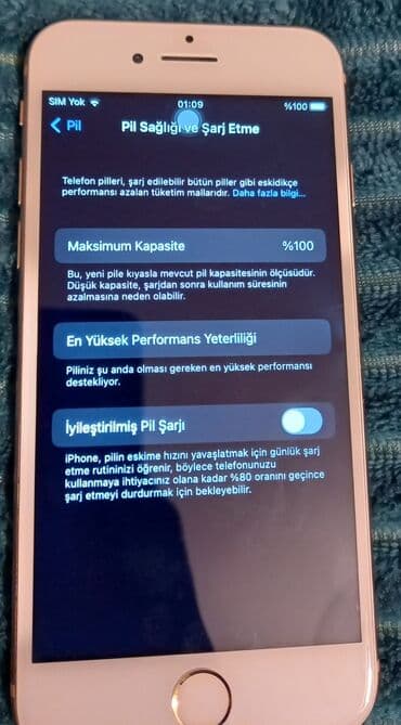 iphone 6 plus ikinci el: IPhone 8, 64 GB, Qızılı, Barmaq izi — 8
