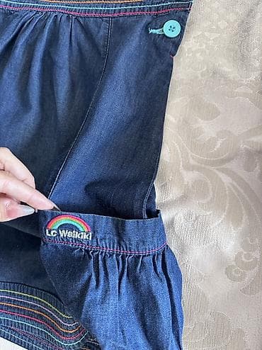 cins: Uşaq üçün LC Waikiki markalı cins sarafan 8 yaş, 2dəfə geyinilib. - — 3