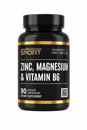Məhsul: Gold Nutrition Sport – Zinc, Magnesium & Vitamin B6 lalafo.az -da Məhsul: Gold Nutrition Sport – Zinc, Magnesium & Vitamin B6