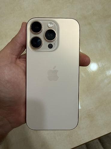 iphone 1000: IPhone 16 Pro, 128 GB, Qızılı, Face ID — 1