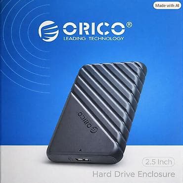 Masaüstü kompüterlər və komponentlər: ORICO 2.5” HDD/SSD Box USB 3.0 – Yeni | Qara & Şəffaf | Endirimli — 2